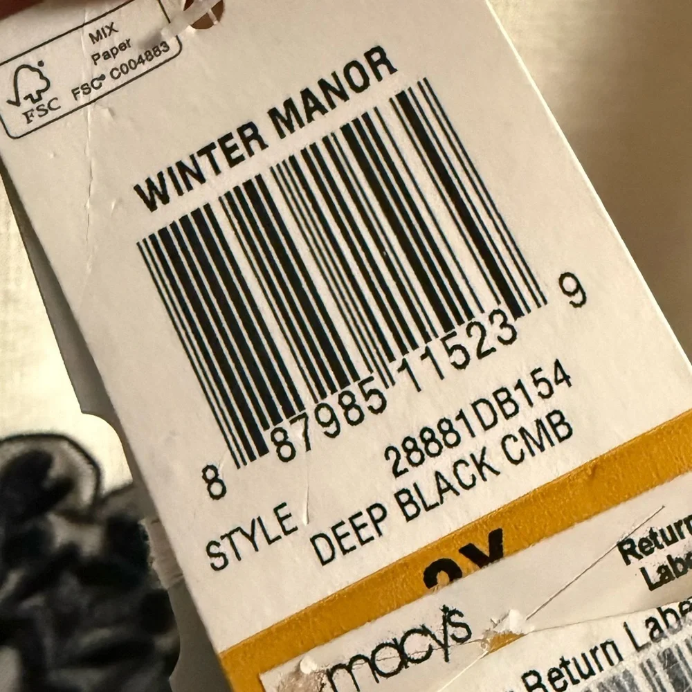 Macy’s Charter Club Open Front Cardigan With Lace Trim Size 3X - Picture 7 of 13